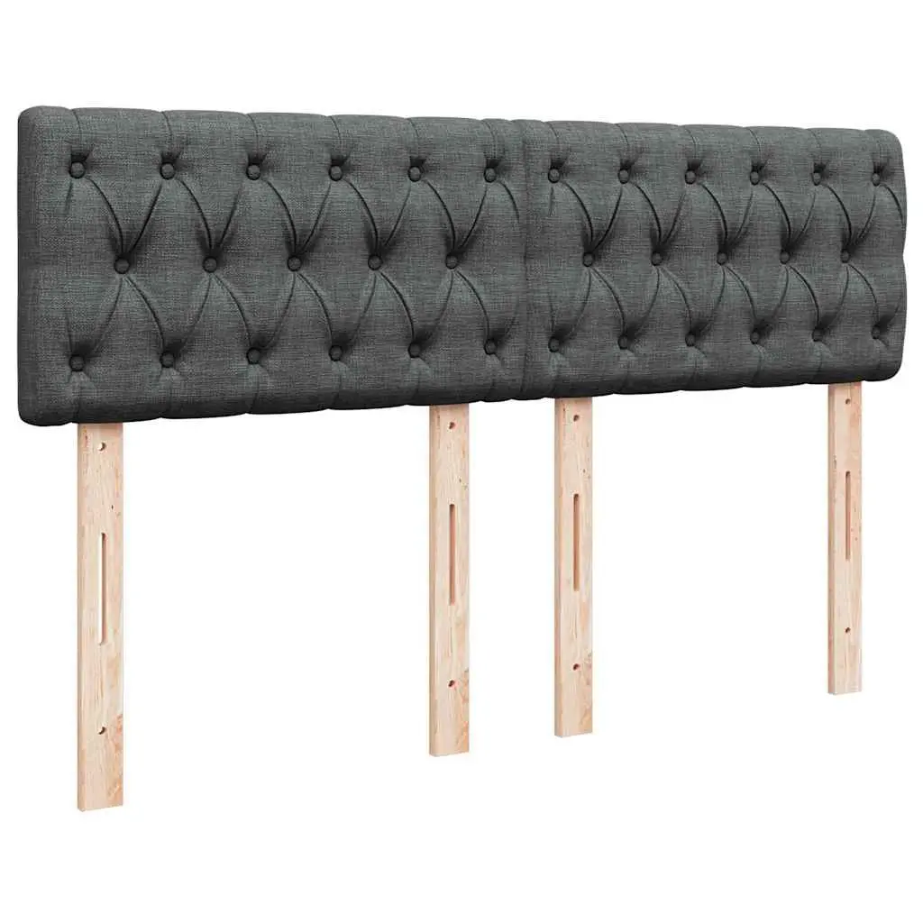 Ottoman Bed Queen Size with Pocket Spring Mattress and LED Lights Storage Grey