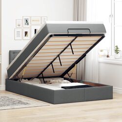 Versatile Grey Ottoman Bed with Pocket Spring Mattress for Value