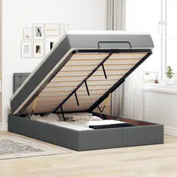 Versatile Grey Ottoman Bed with Pocket Spring Mattress for Value