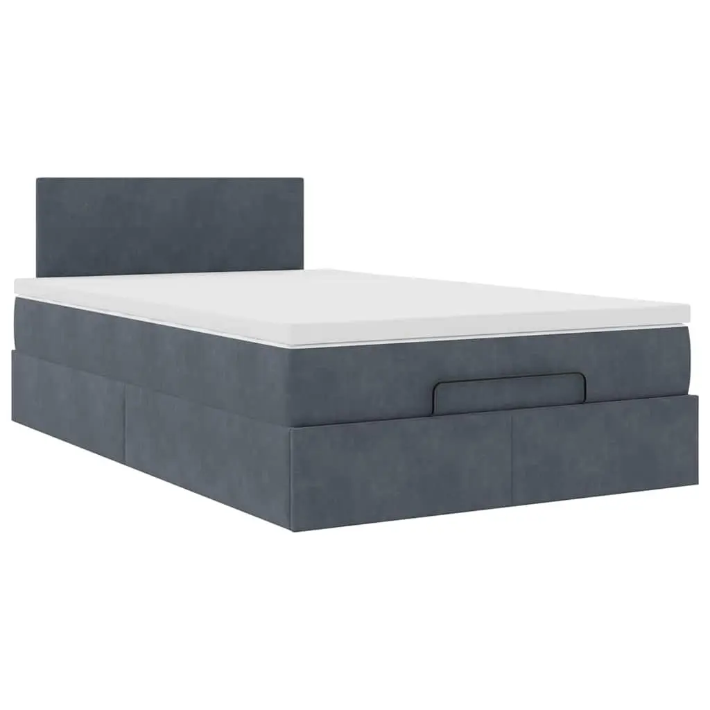 King Single Ottoman Bed with Pocket Spring and LED