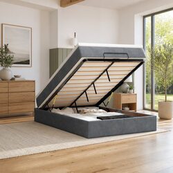 Comfortable King Single Ottoman Bed with Pocket Spring Design