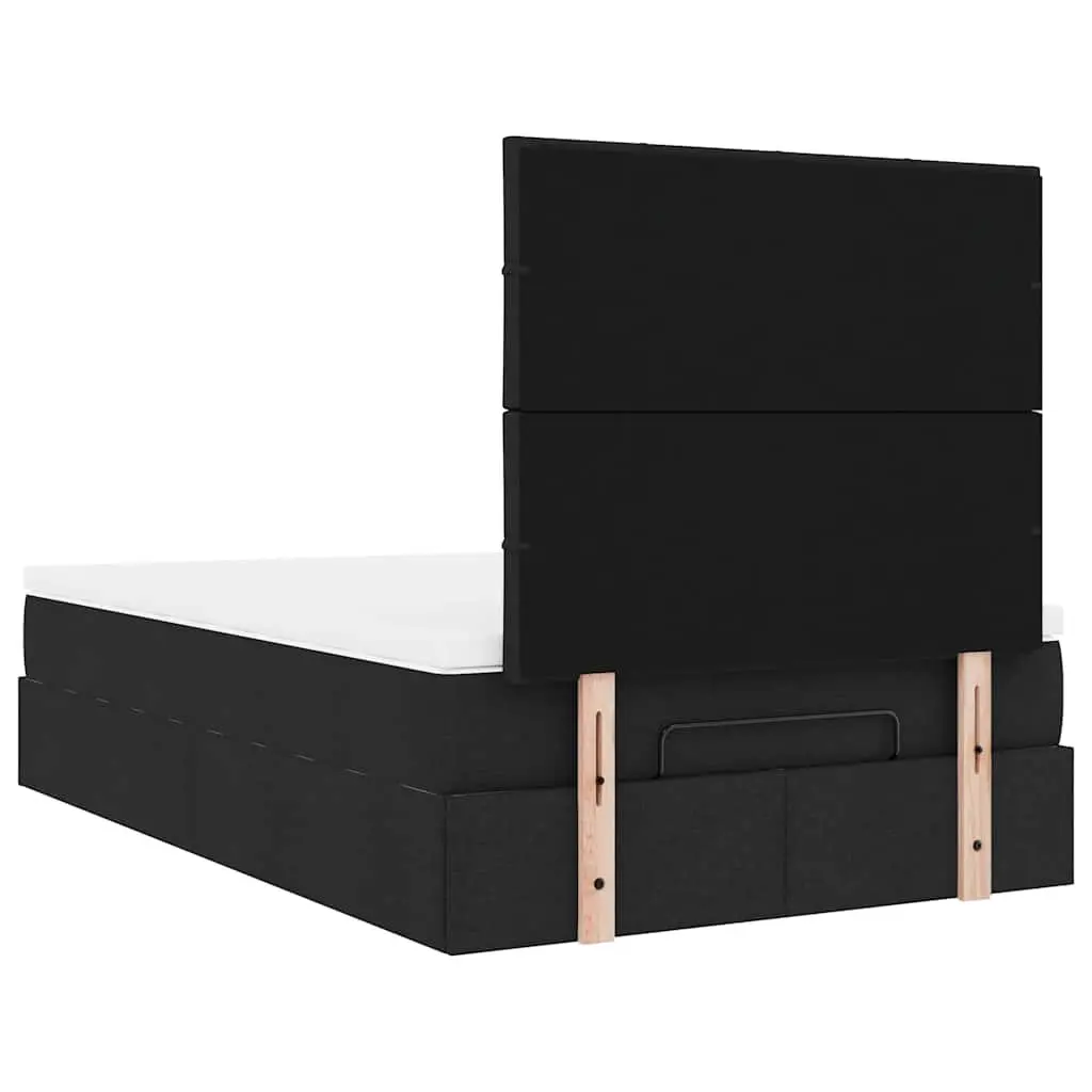 Ottoman Bed Storage King Single Pocket Spring Mattress Black