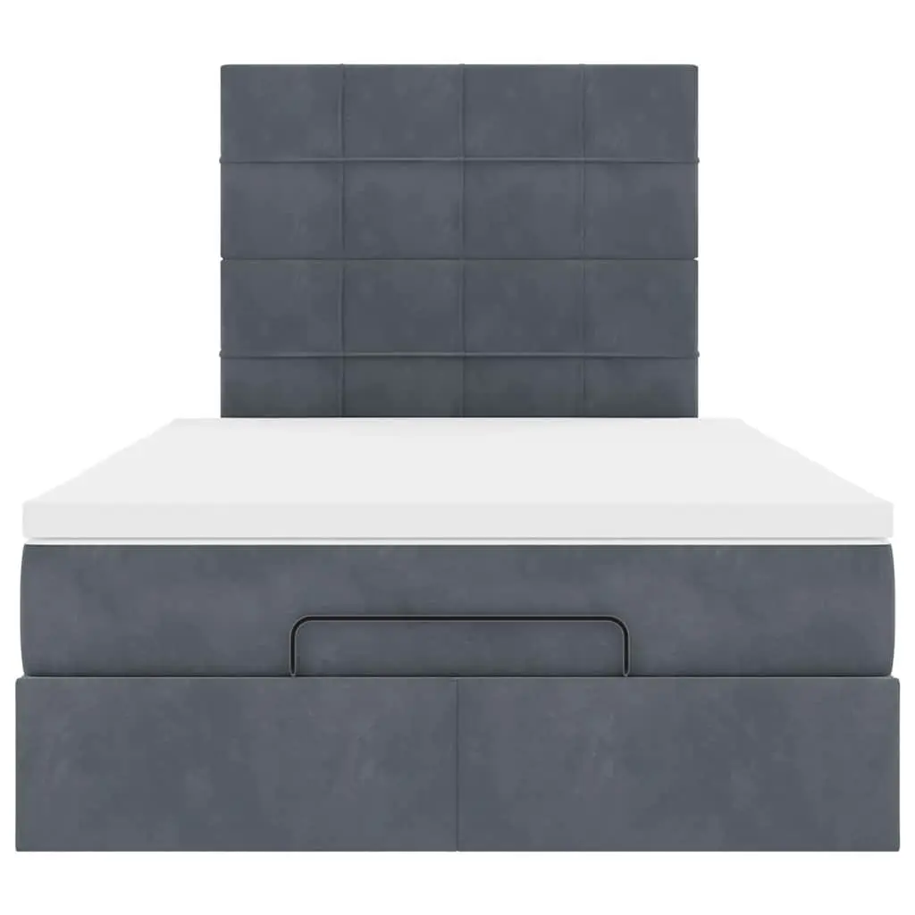 Ottoman Bed King Single in Grey