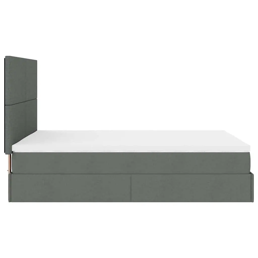 Ottoman Bed in Grey