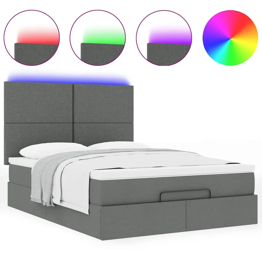 Ottoman Bed in Grey