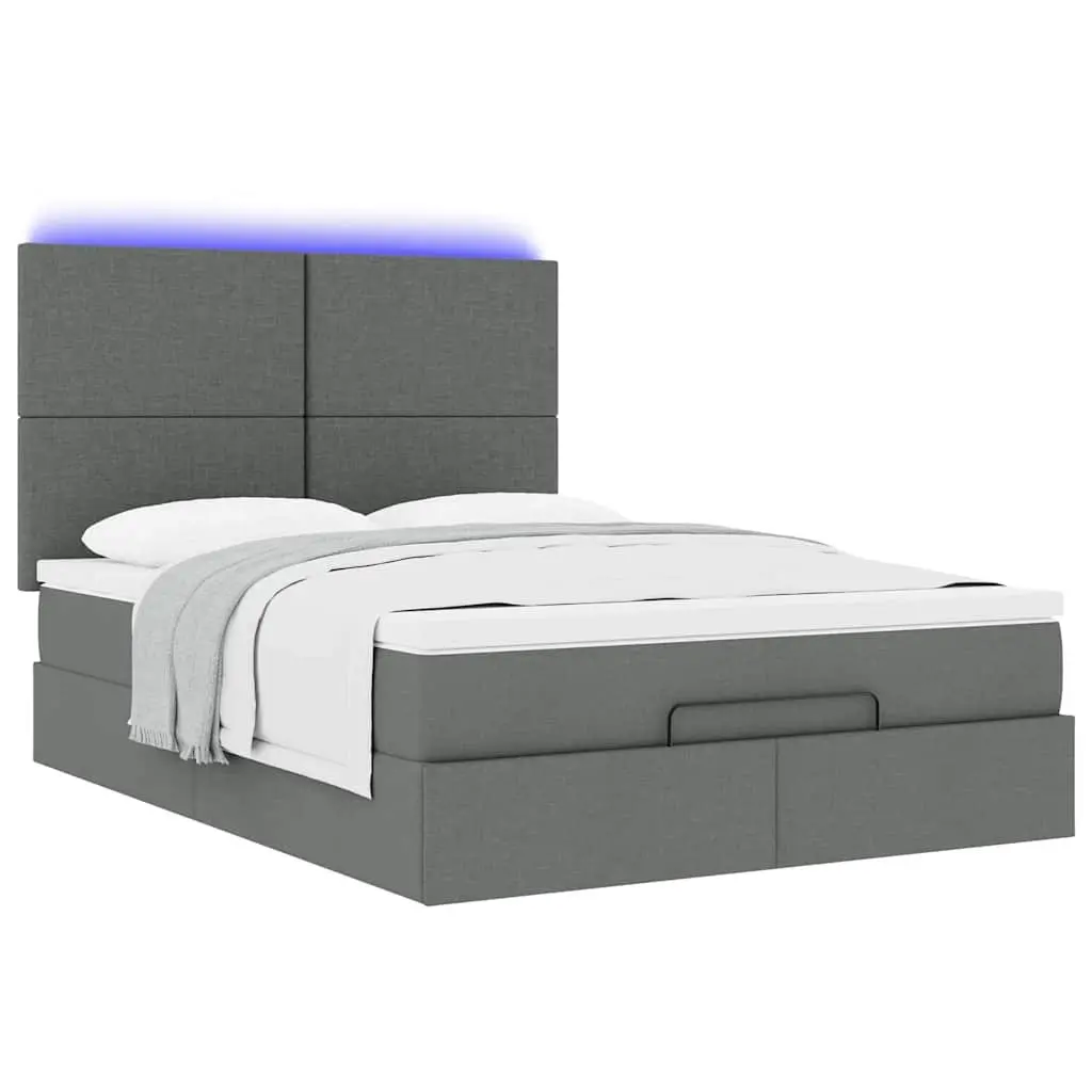 Ottoman Bed in Grey