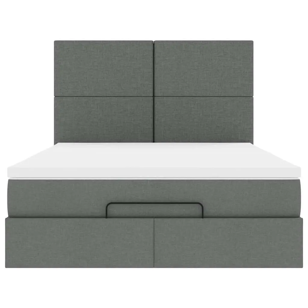 Ottoman Bed in Grey