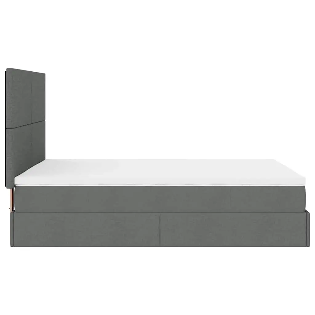 Ottoman Bed with LED Lighting and Storage