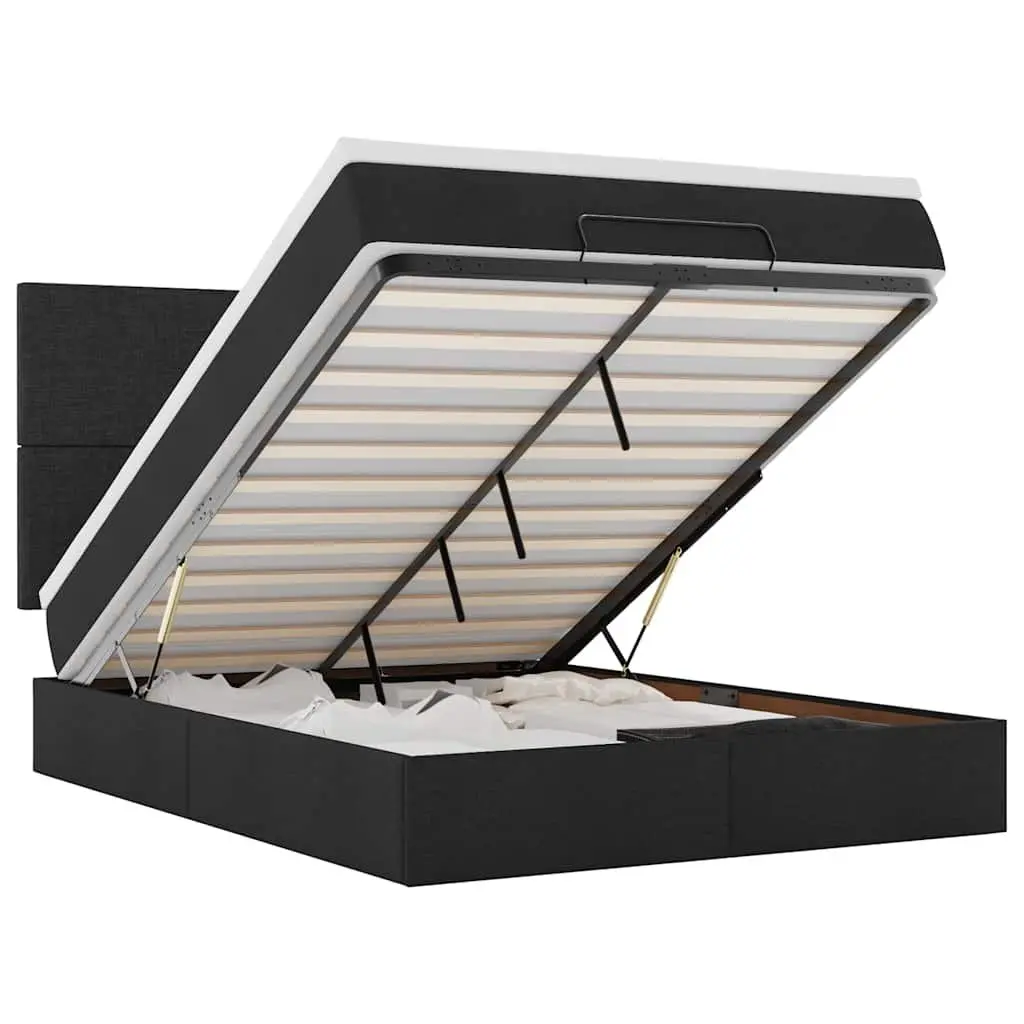 Ottoman Bed with Integrated Mattress and Storage