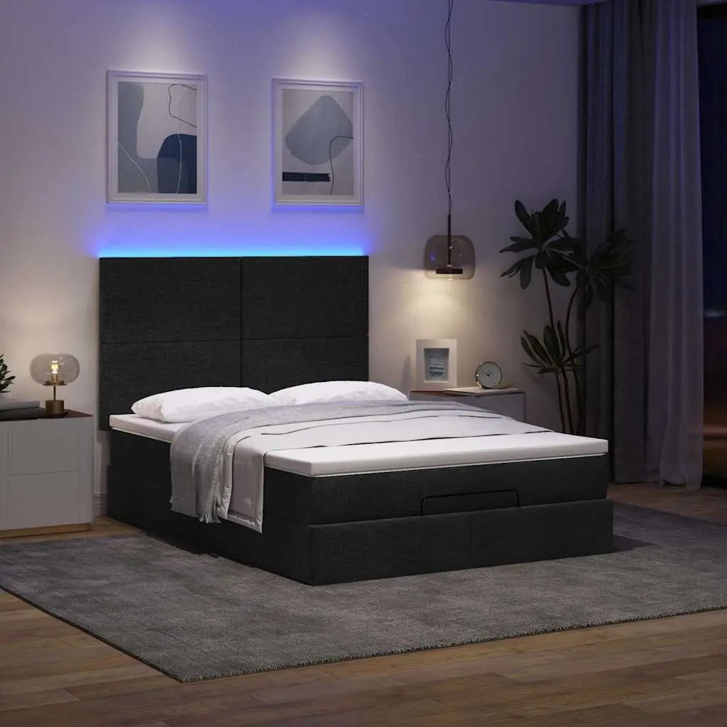 Ottoman Bed with Integrated Mattress and Storage