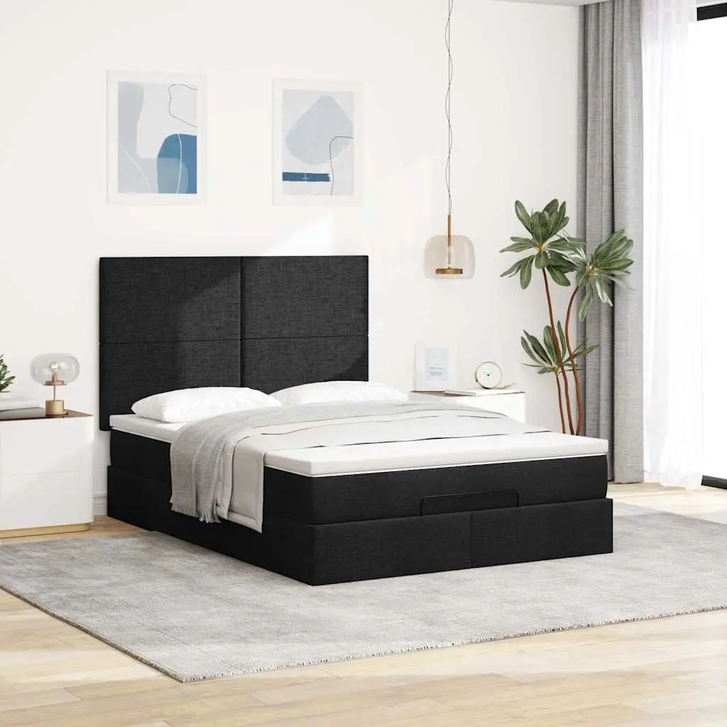 Ottoman Bed with Integrated Mattress and Storage