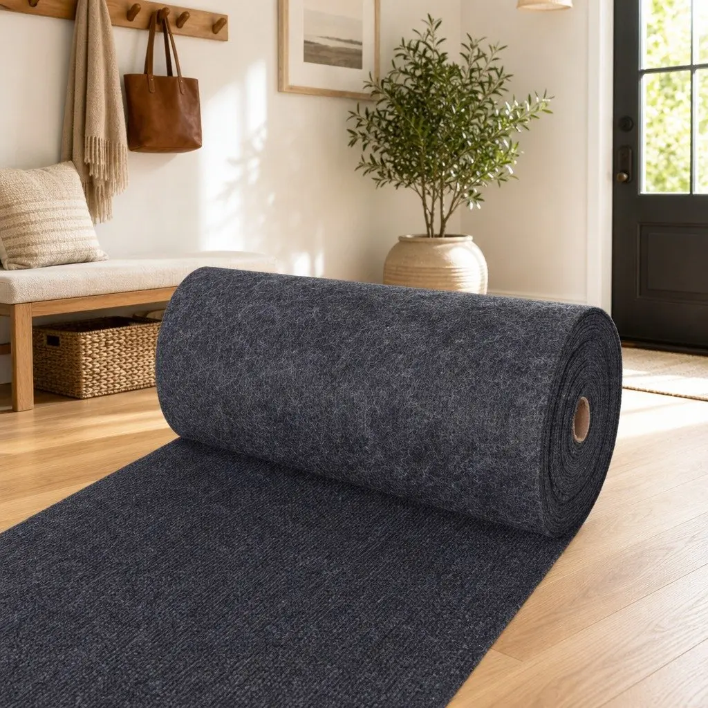 1.2 x 10m Anthracite Runner Rug
