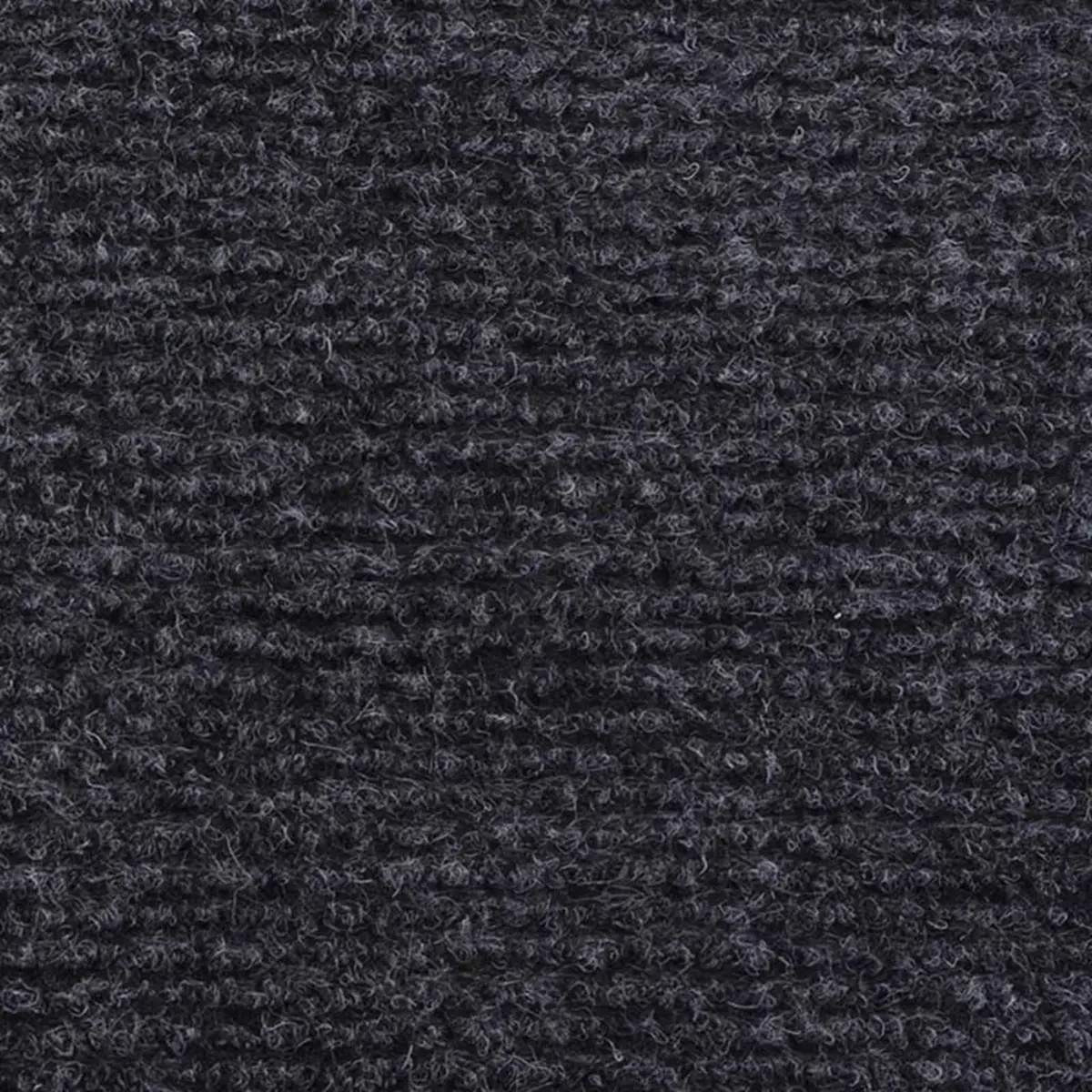 Runner Rug Anthracite 1.2 x 10m Polyester Hallway Entryway Indoor Outdoor