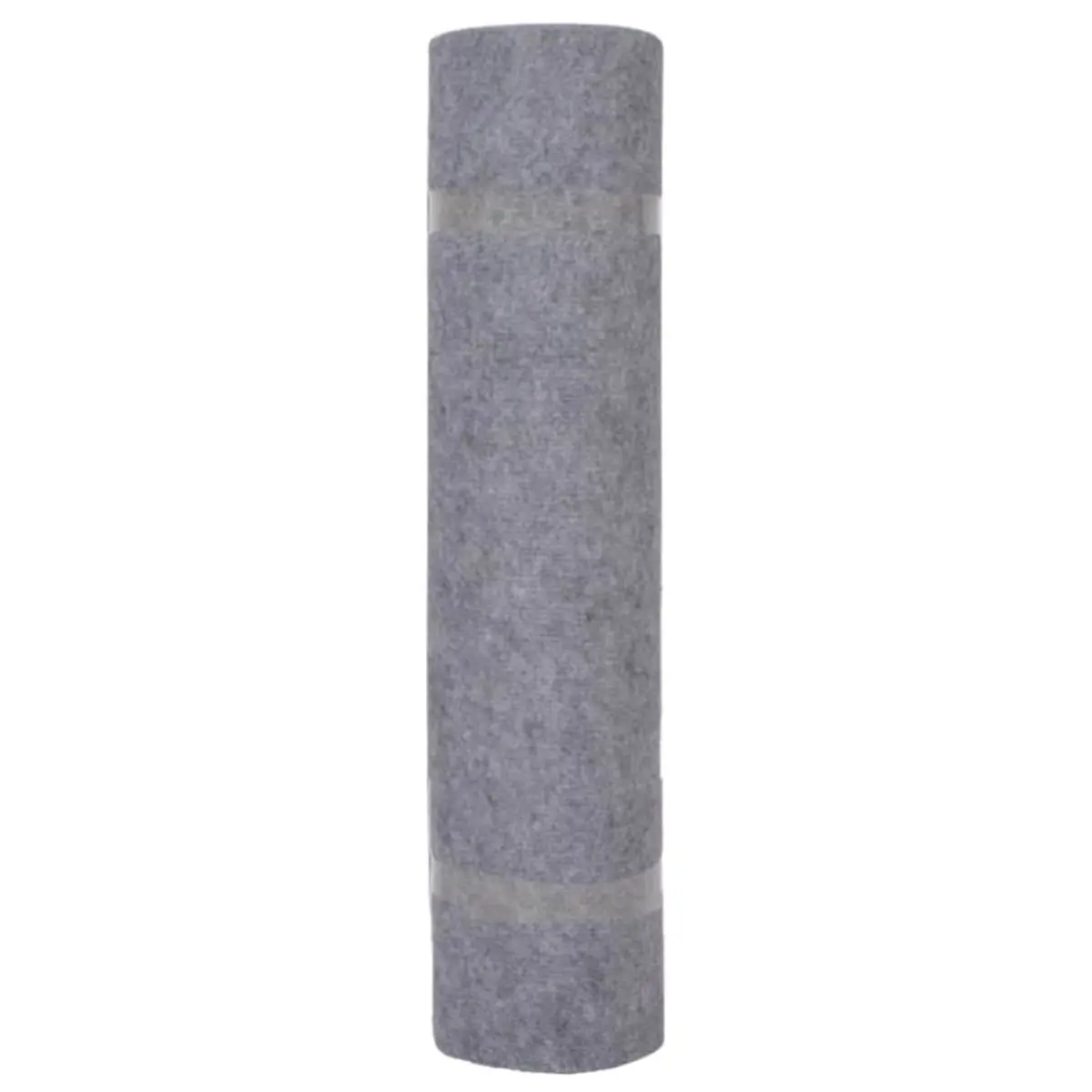 Runner Rug Grey 1.2 x 10m Polyester Hallway Entryway Indoor Outdoor Ribbed