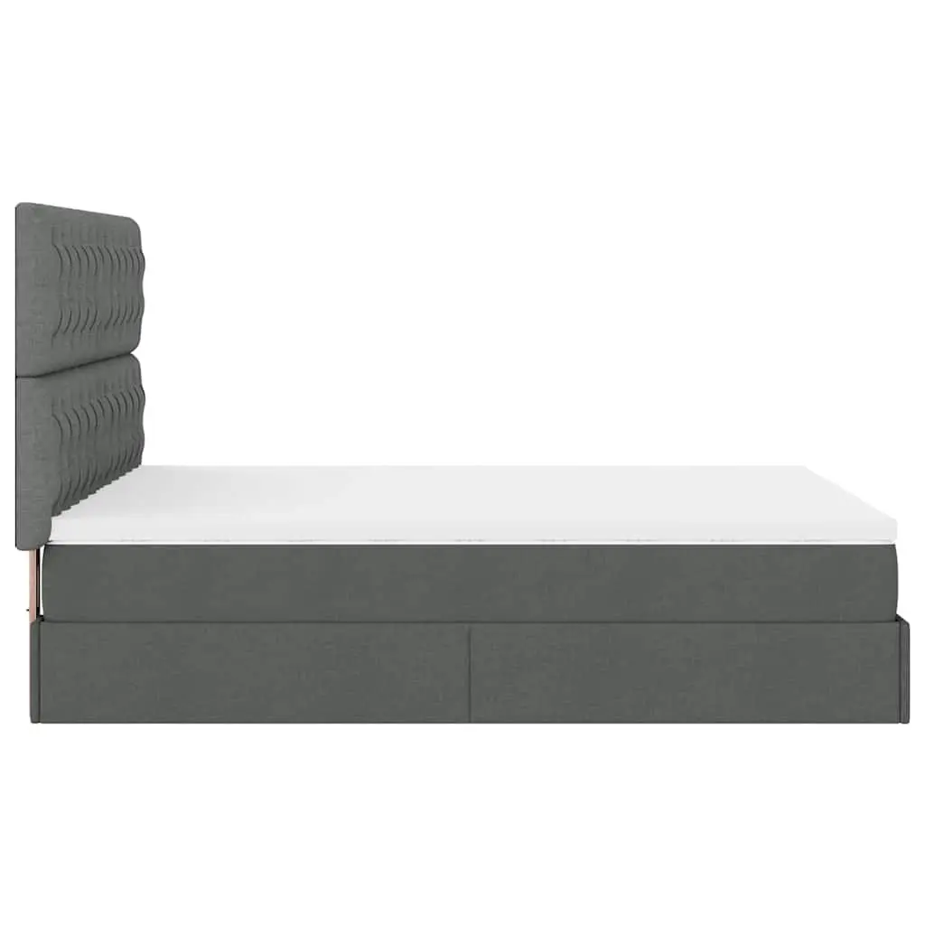 Ottoman Bed with Pocket Spring Mattress and Lights