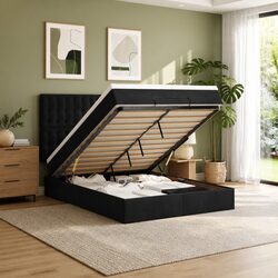 Comfortable and Stylish Queen Ottoman Bed for Your Home