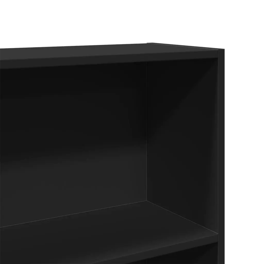 Book Cabinet Black 80x30x189cm Bookcase Storage Shelf Room Divider 5