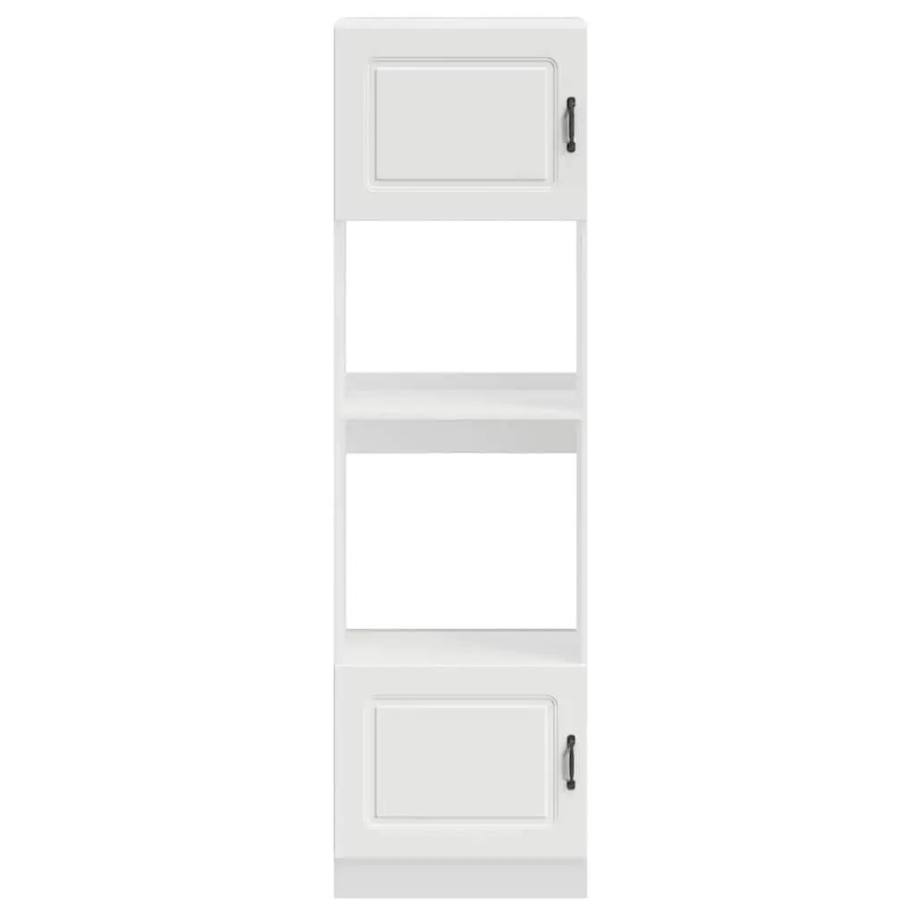 2 pcs White Kitchen Cabinets for Oven Storage
