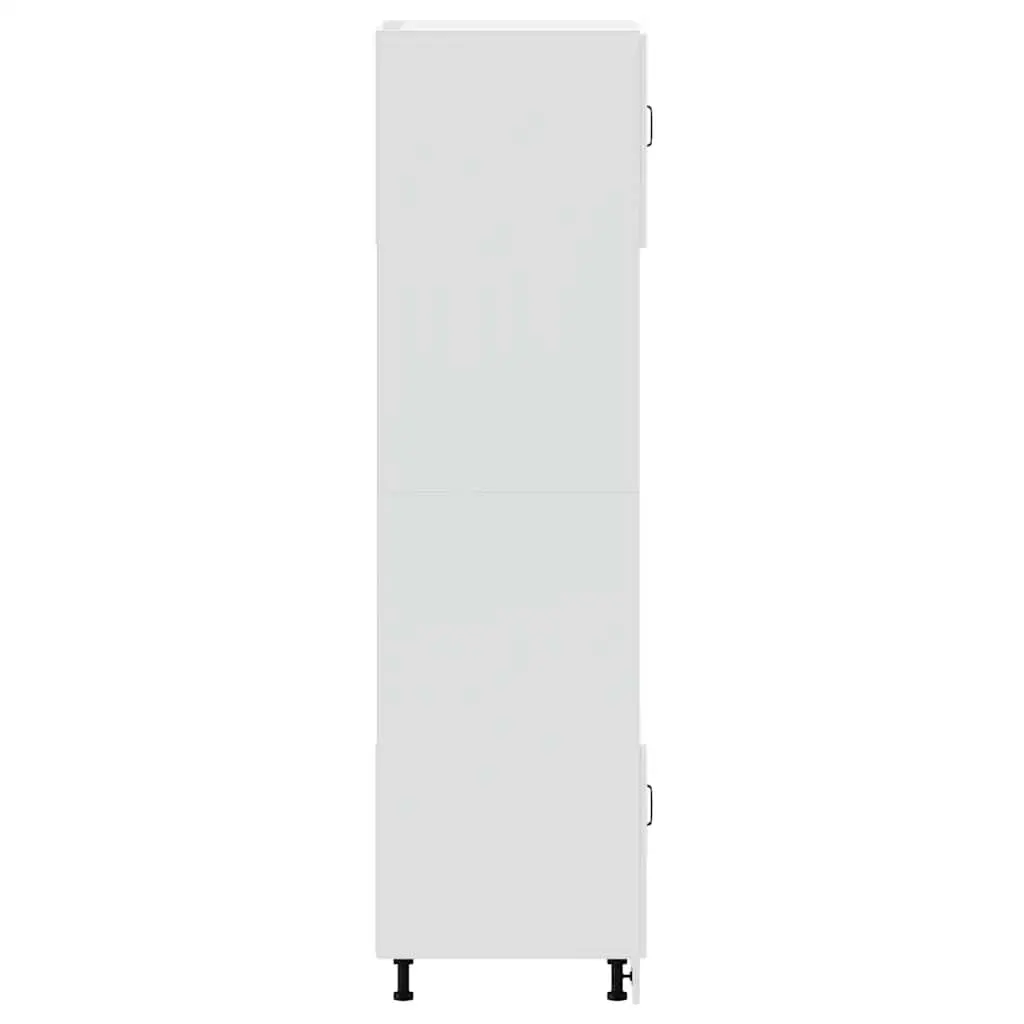 2 pcs White Kitchen Cabinets for Oven Storage