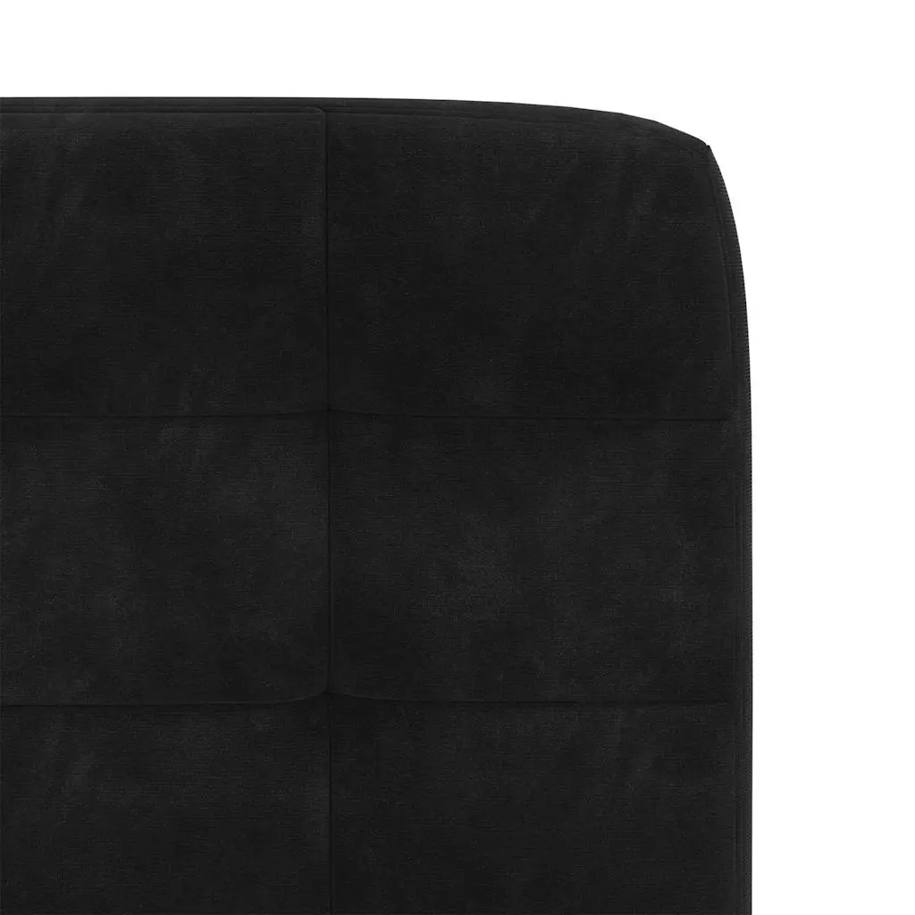 Dining Chairs 4 pcs Black Velvet Kitchen Room Seating Furniture Set Modern