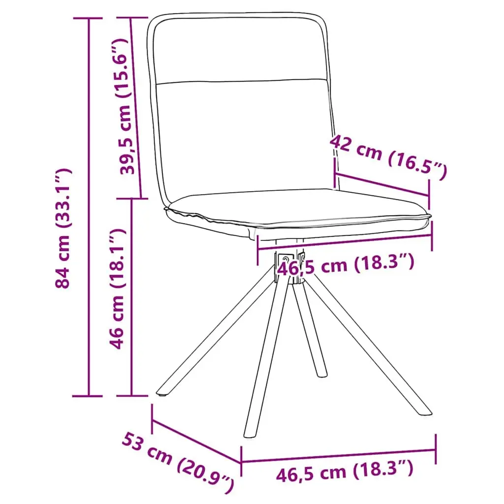 Dining Chairs Dark Grey Fabric Foam Padded Backrest 4 Piece