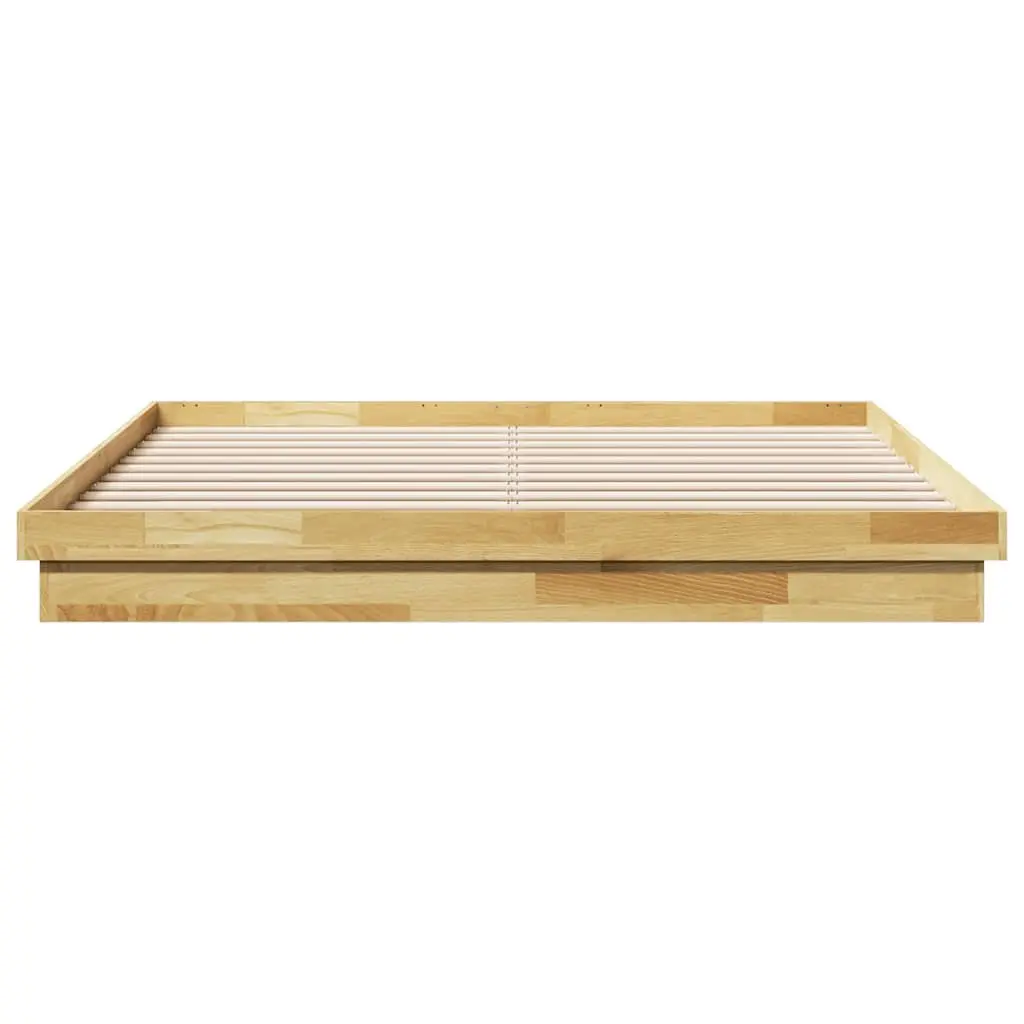 Bed Frame 180x200 cm in Solid Oak Wood
