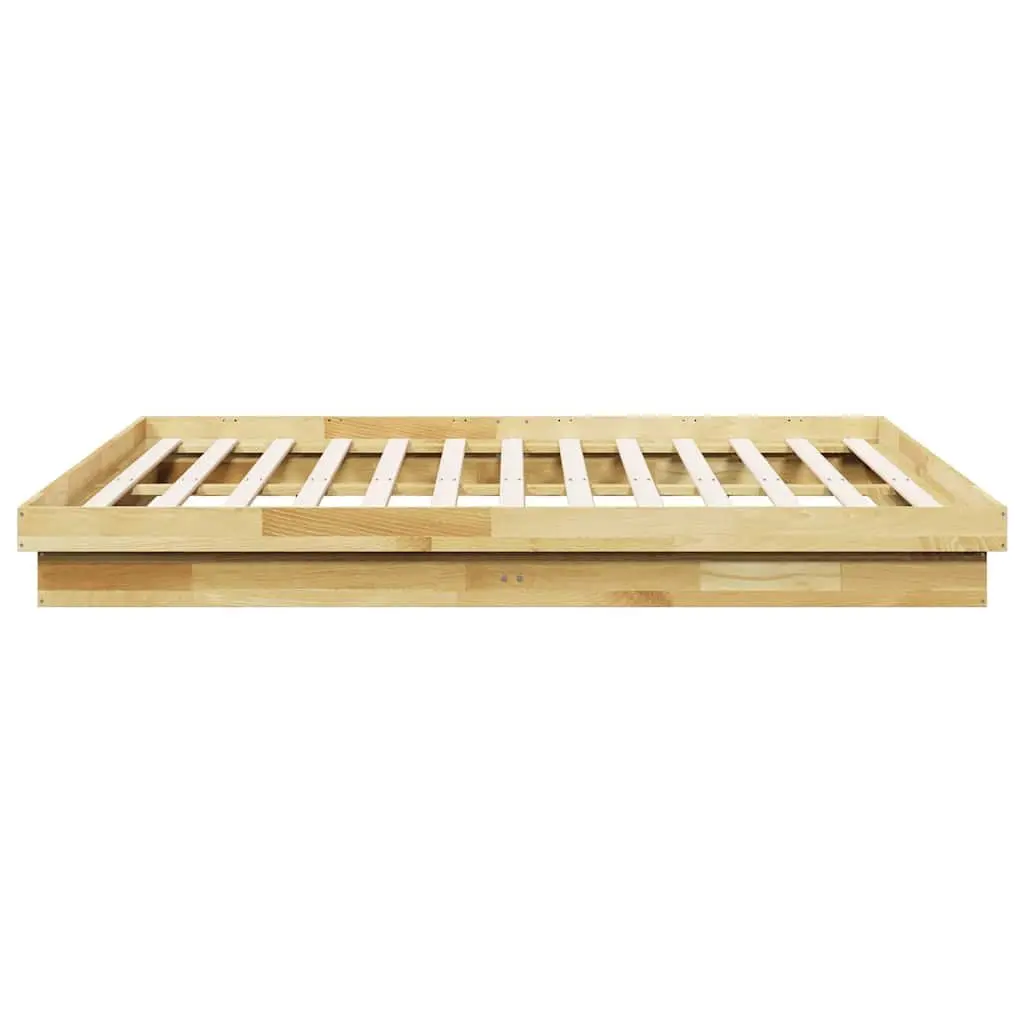 Bed Frame 180x200 cm in Solid Oak Wood