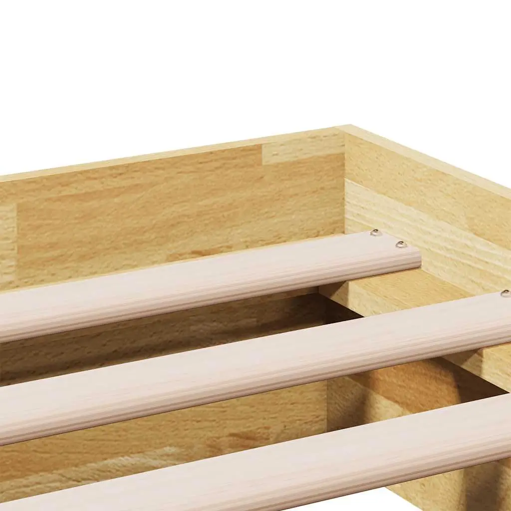 Bed Frame 180x200 cm in Solid Oak Wood