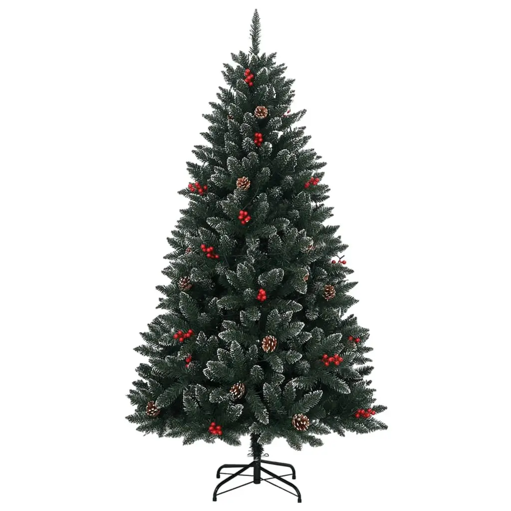 Artificial Christmas Tree Green 240cm LED Lights Holiday Decor