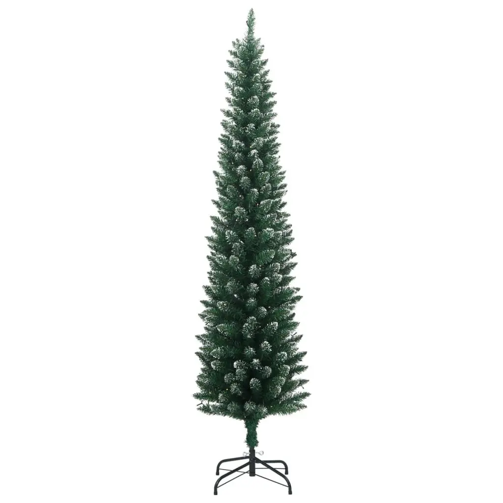 Artificial Slim Christmas Tree Holiday Decoration 120 cm Green