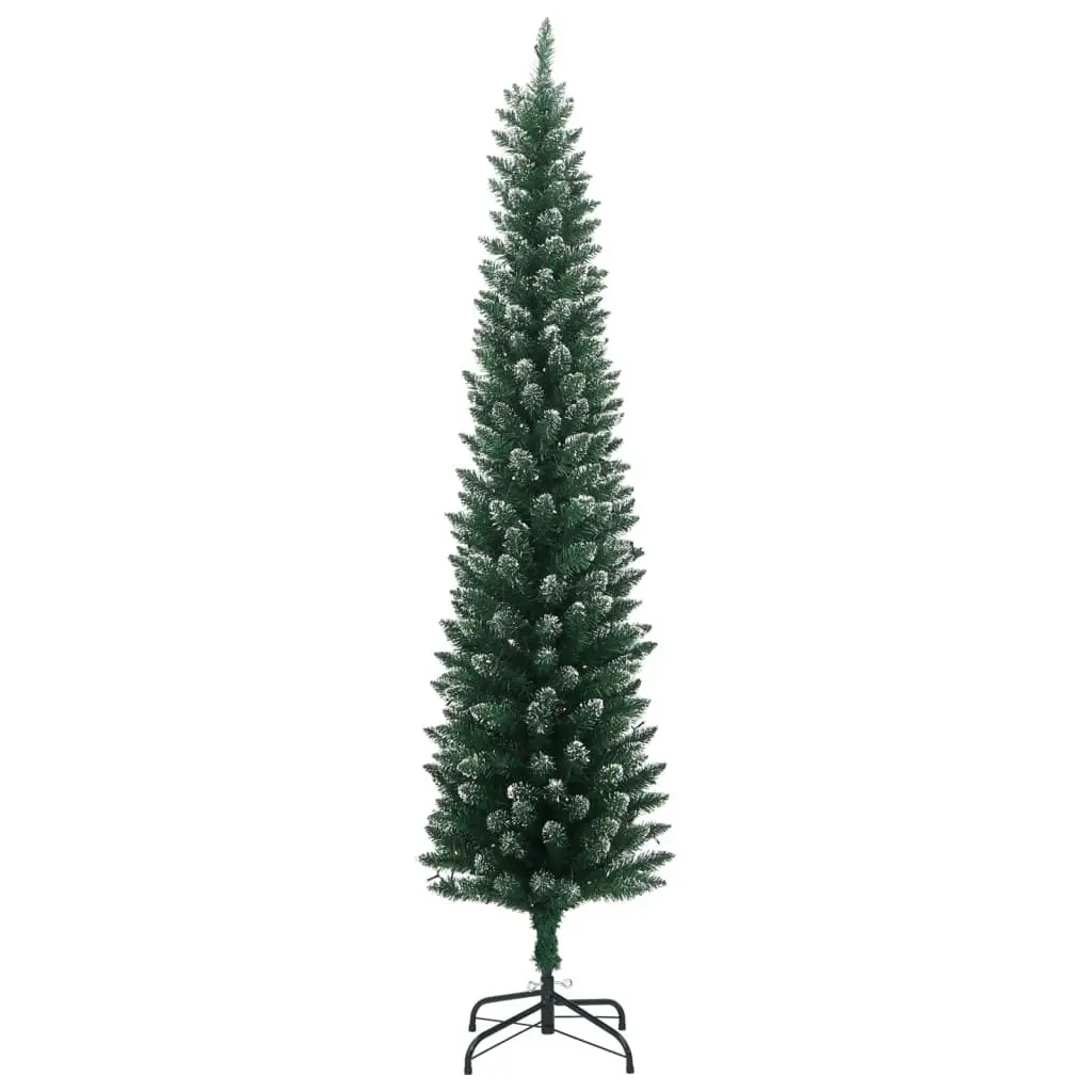 Artificial Slim Christmas Tree 150cm Green with 150 LEDs