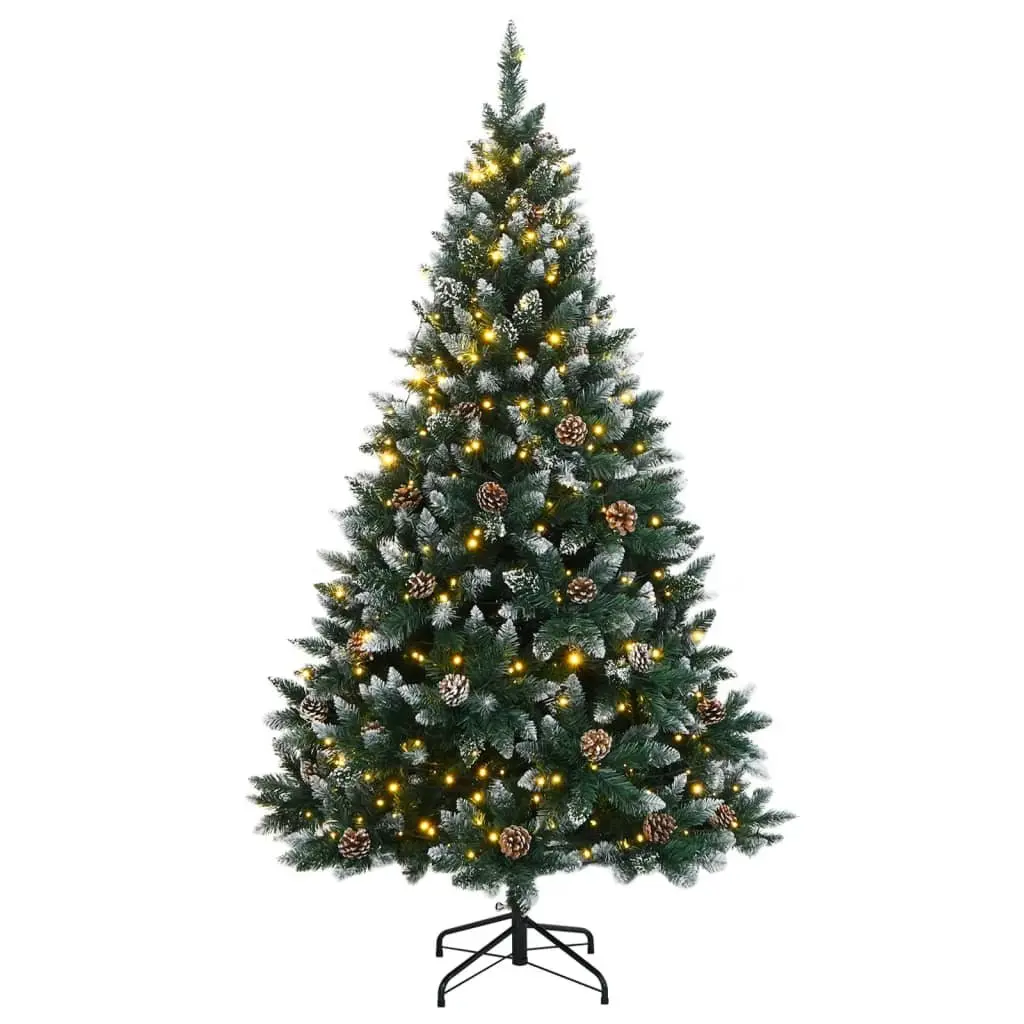 Artificial Christmas Tree 150cm Green Decoration with 150 LED Lights