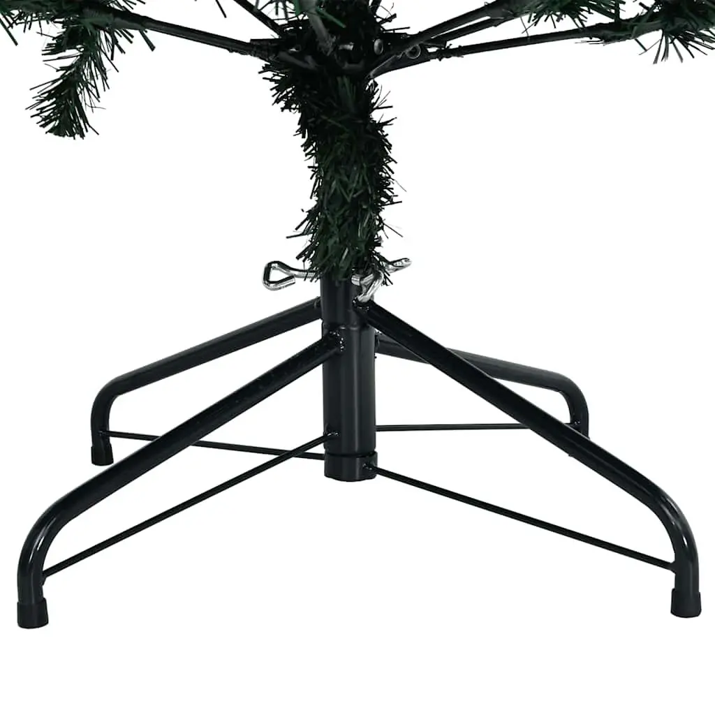 Artificial Christmas Tree 180cm Holiday Decor Green 300 LEDs Hinged Branches