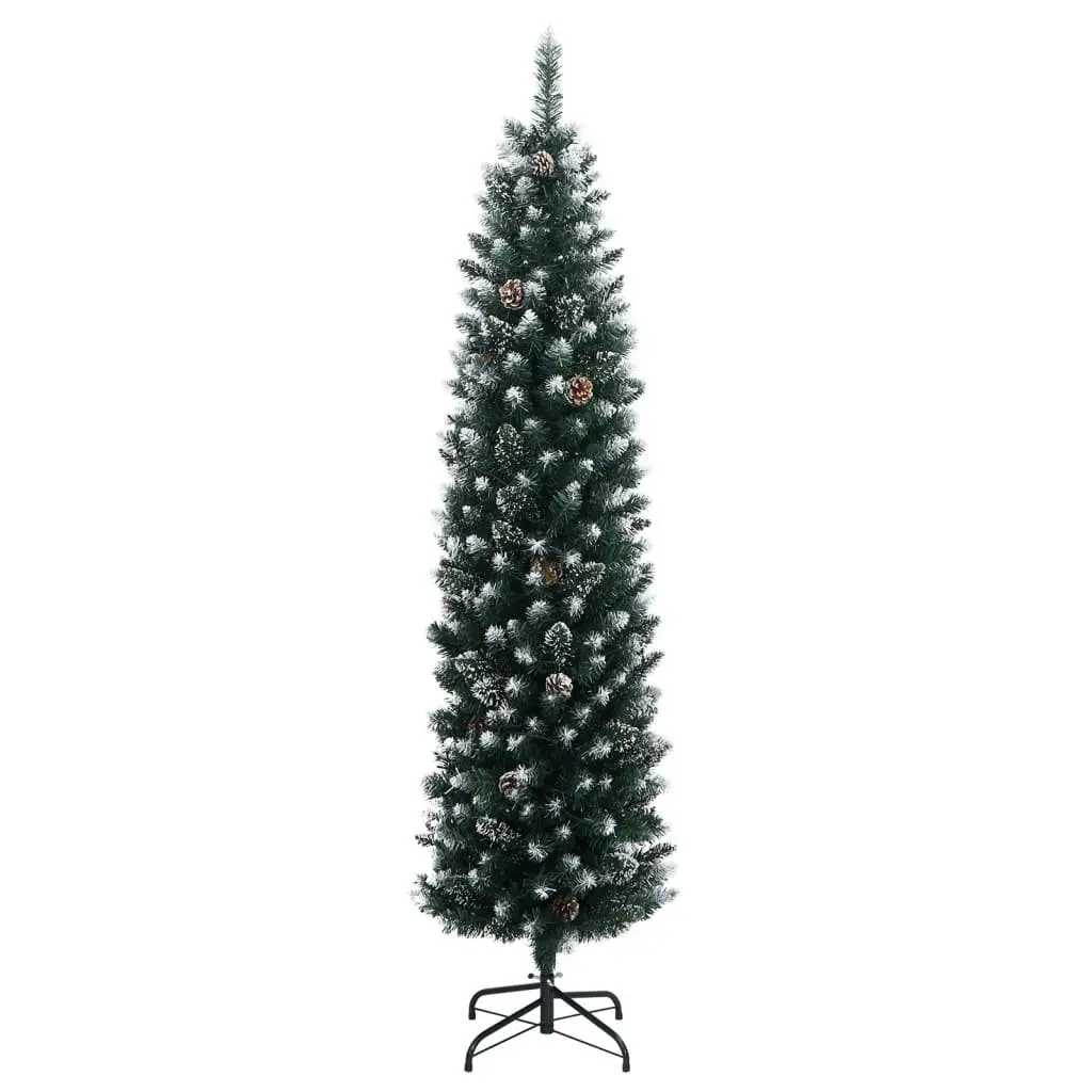 Artificial Christmas Tree Slim 180cm Green 300 LEDs