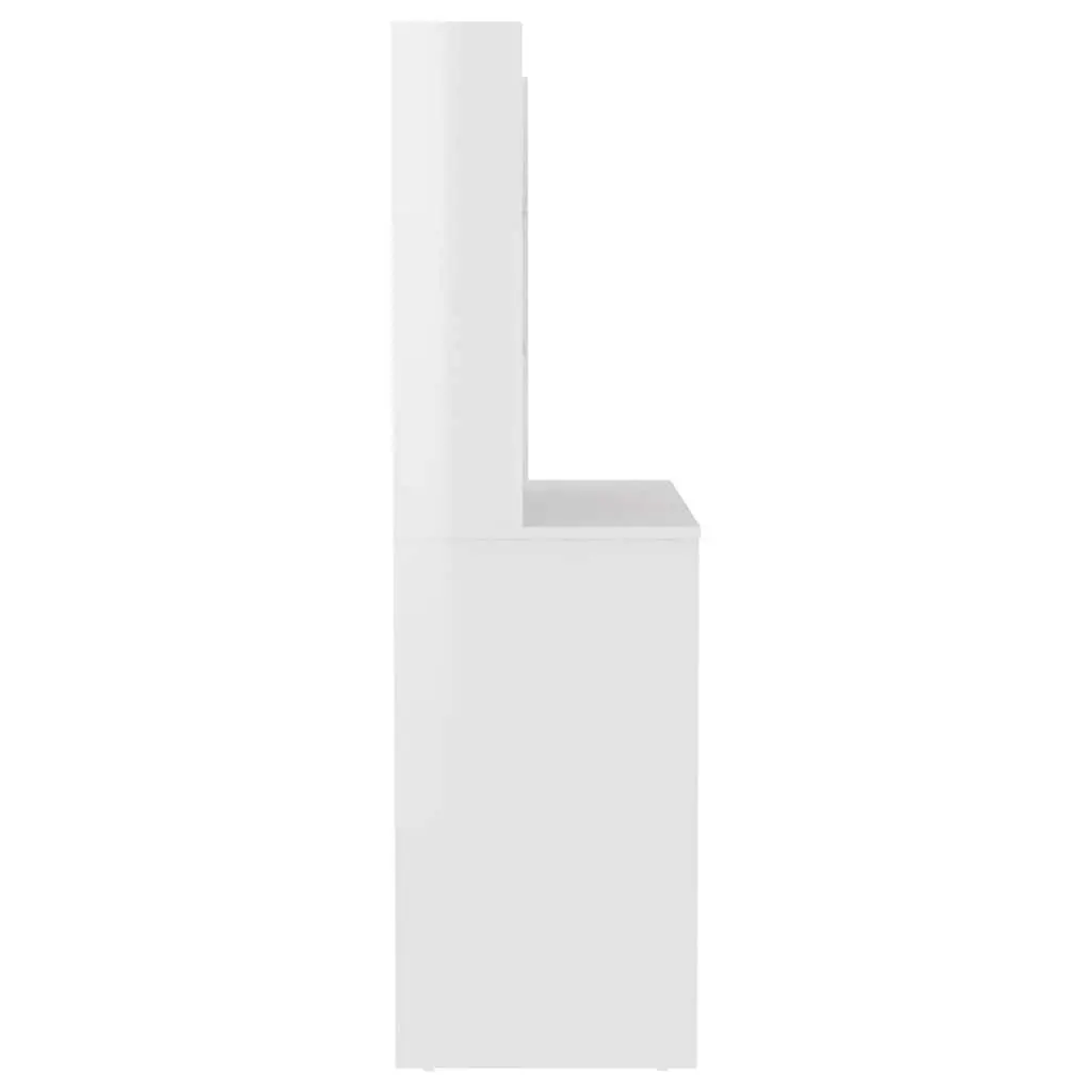 Makeup Vanity Table LED Lights Mirror Bedroom Dressing Station White