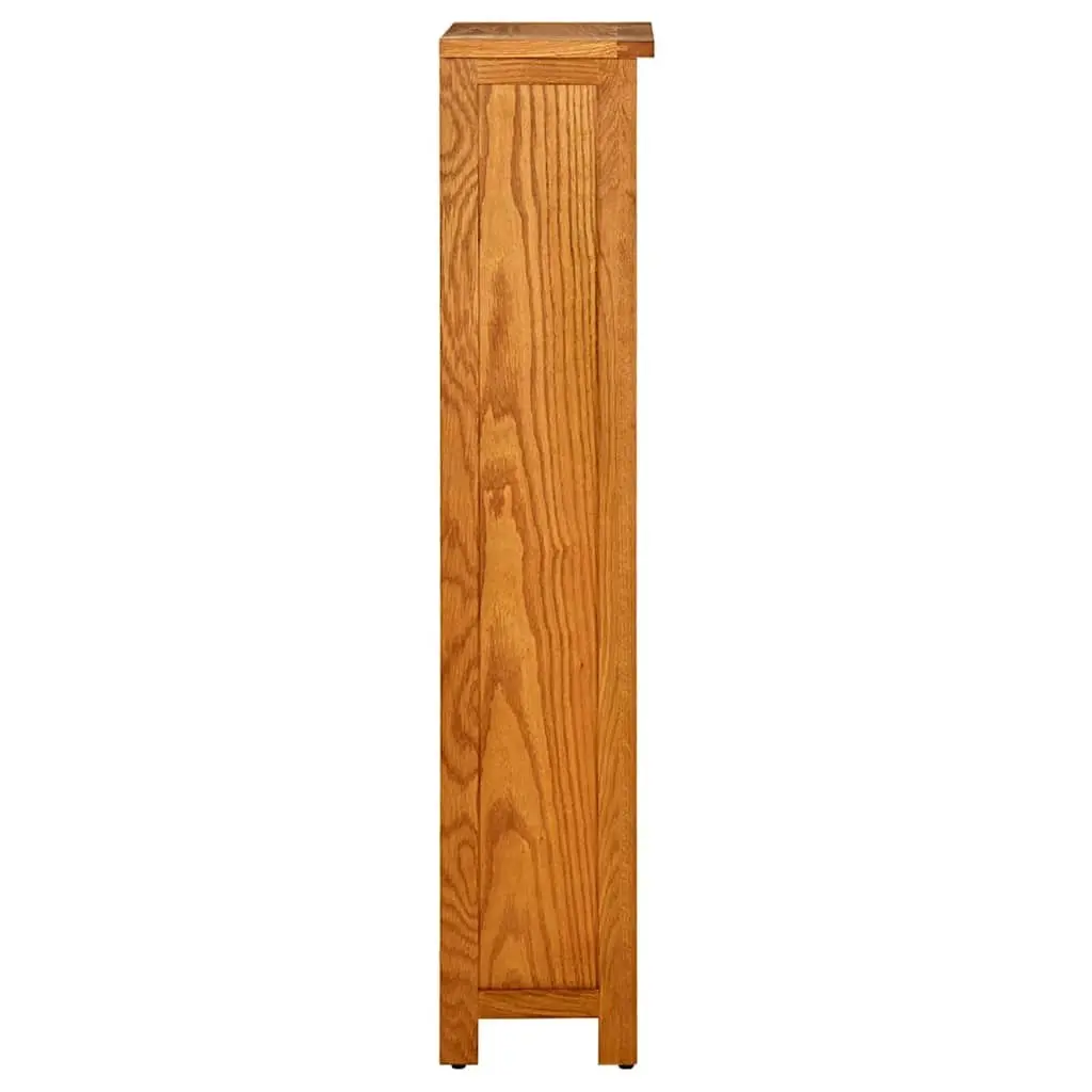 Wooden Bookcase Storage Display Unit 4-Tier 45x22x110 cm Brown