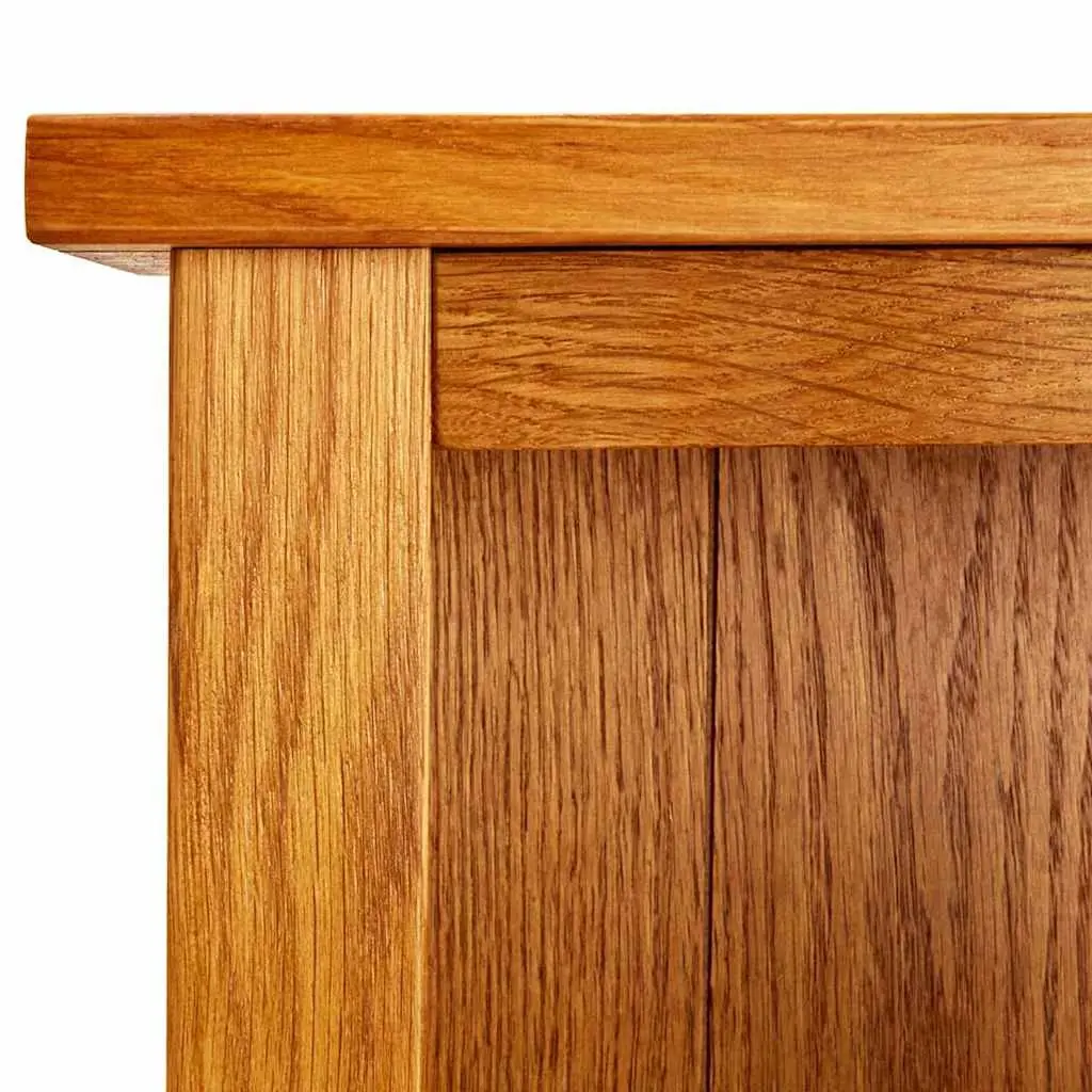 6-Tier Bookcase 52x22x180cm Solid Oak Wood Shelving Standing Shelf Display Unit