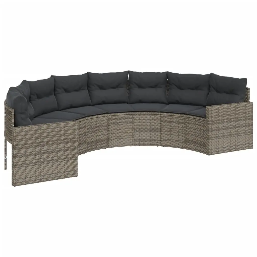 Half-Round Garden Sofa Set with Easy Maintenance