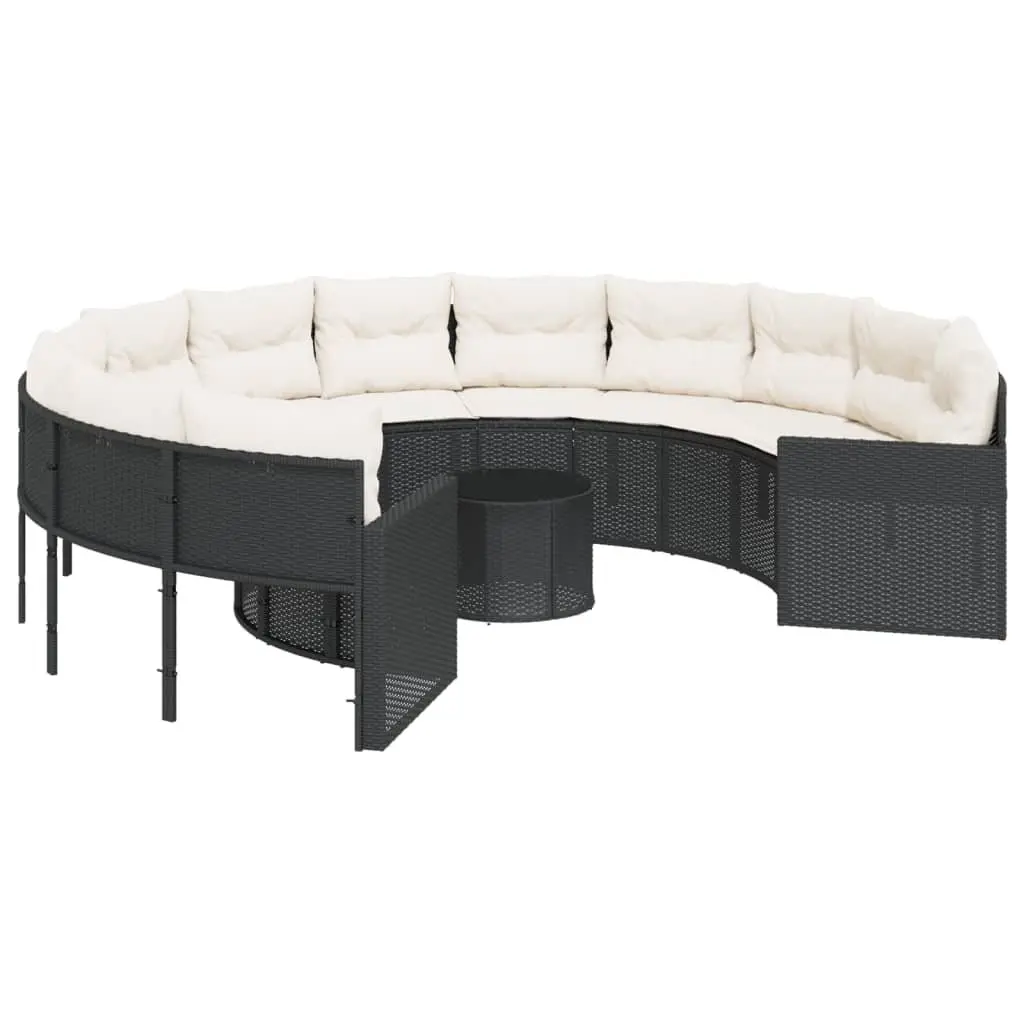 Round Garden Sofa Set with Easy Care