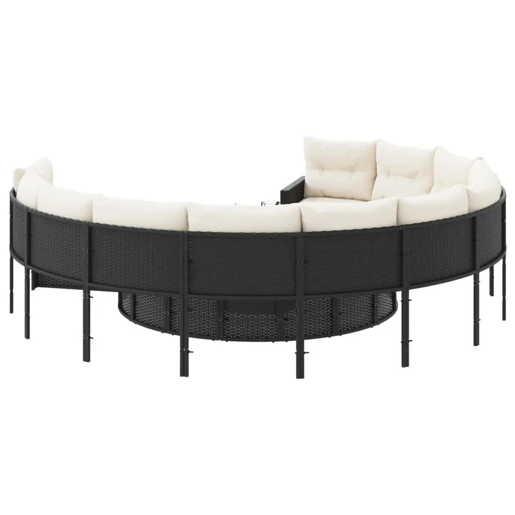 Round Garden Sofa Set with Easy Care