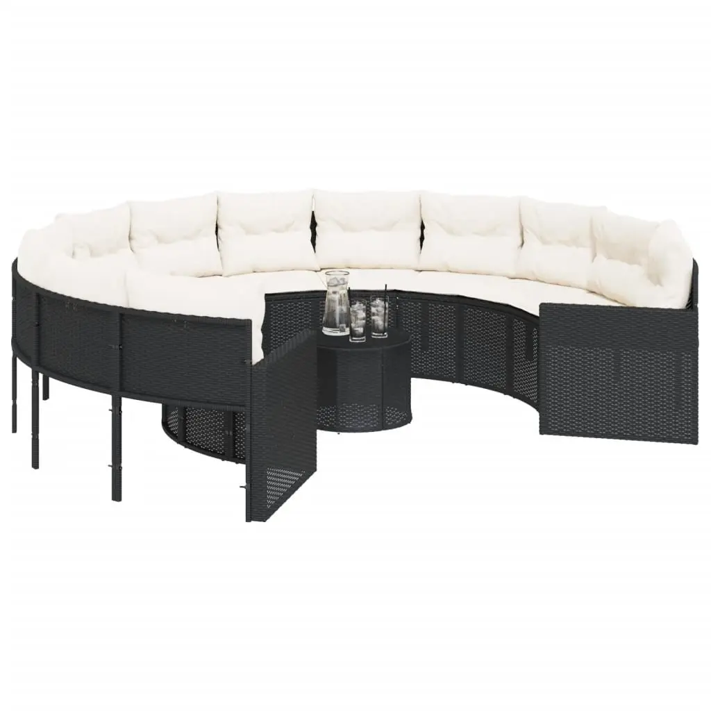 Round Garden Sofa Set with Easy Care