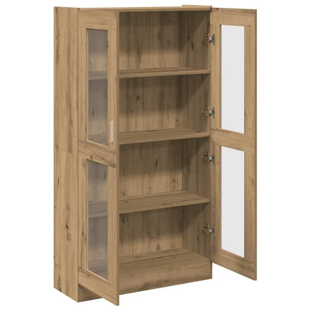 Highboard Storage Cabinet 150cm Brown Engineered Wood Standing Shelf