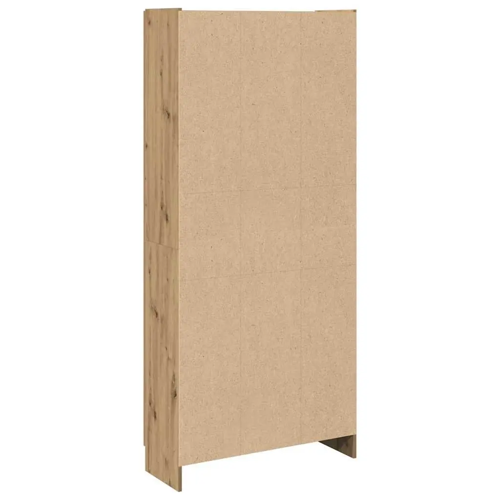 Highboard Storage with Brown Finish