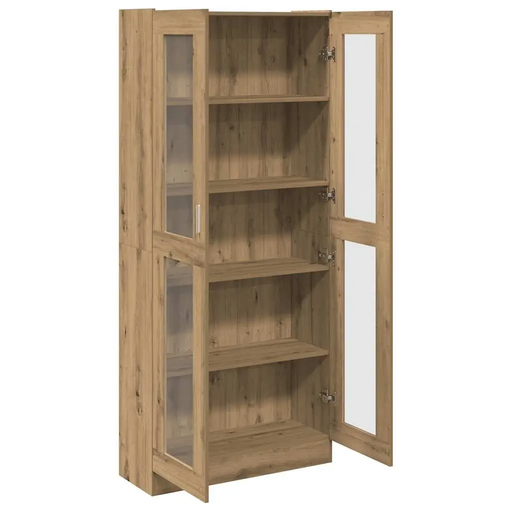 Highboard Storage with Brown Finish