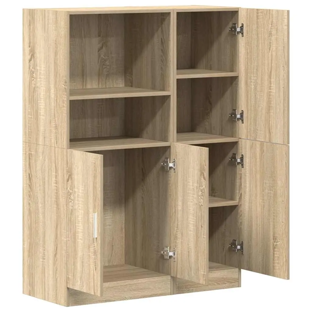 Kitchen Cabinet Set 2 Piece Wall Mounted Storage Shelves Cupboard Organizer