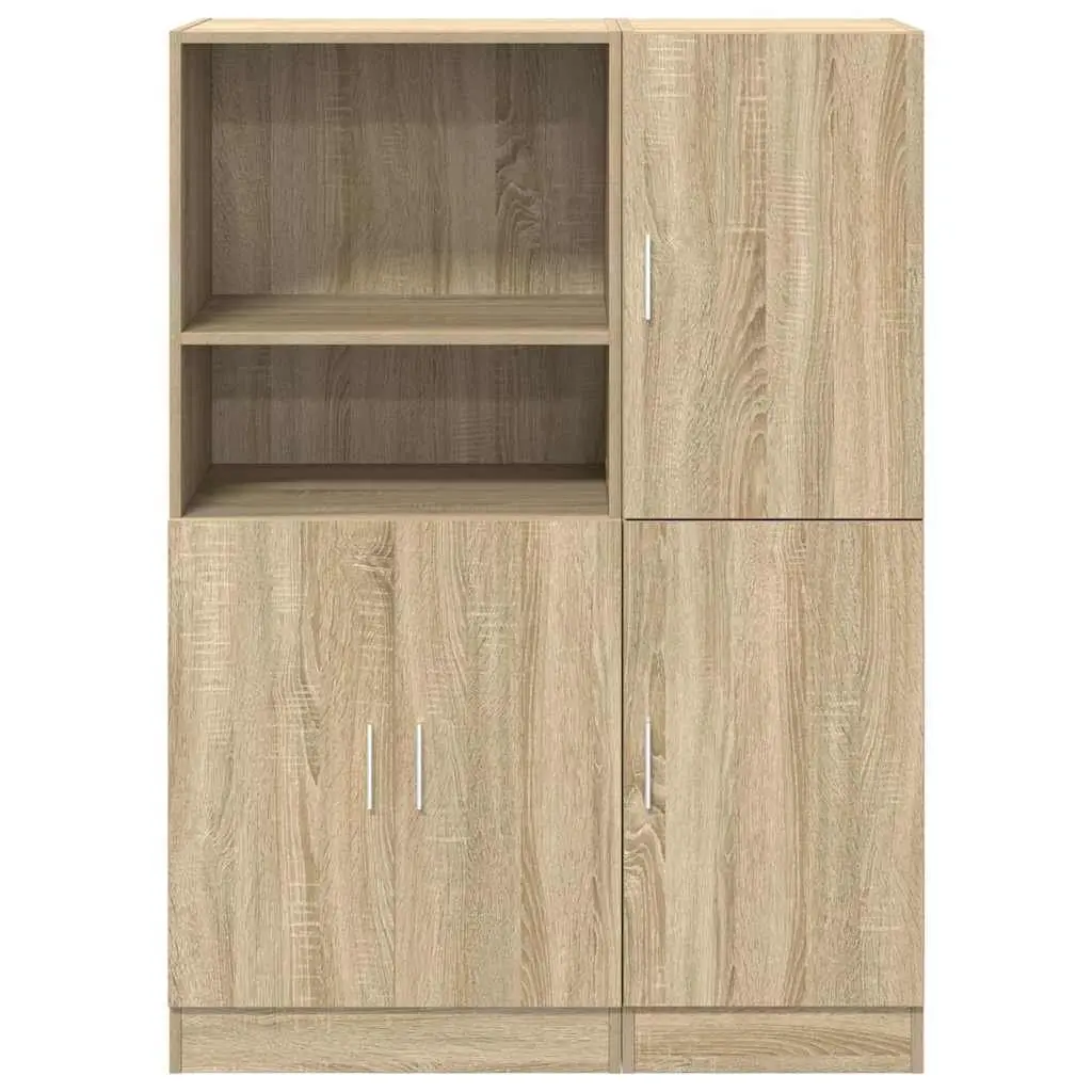 Kitchen Cabinet Set 2 Piece Wall Mounted Storage Shelves Cupboard Organizer