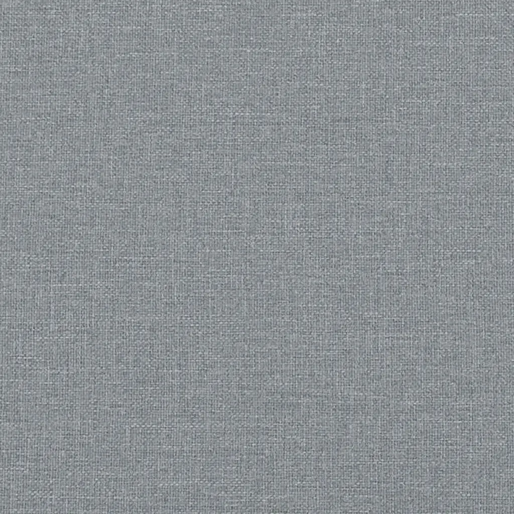 3 Piece Sofa Set Light Grey Linen-Blend Fabric Living Room Sectional Furniture