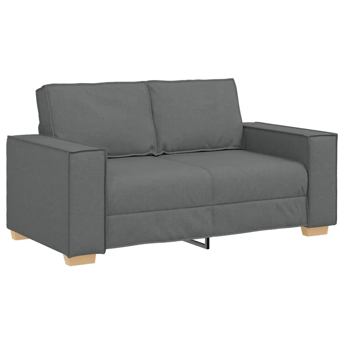 Grey Linen-Blend 3-Piece Sofa Set for Comfort