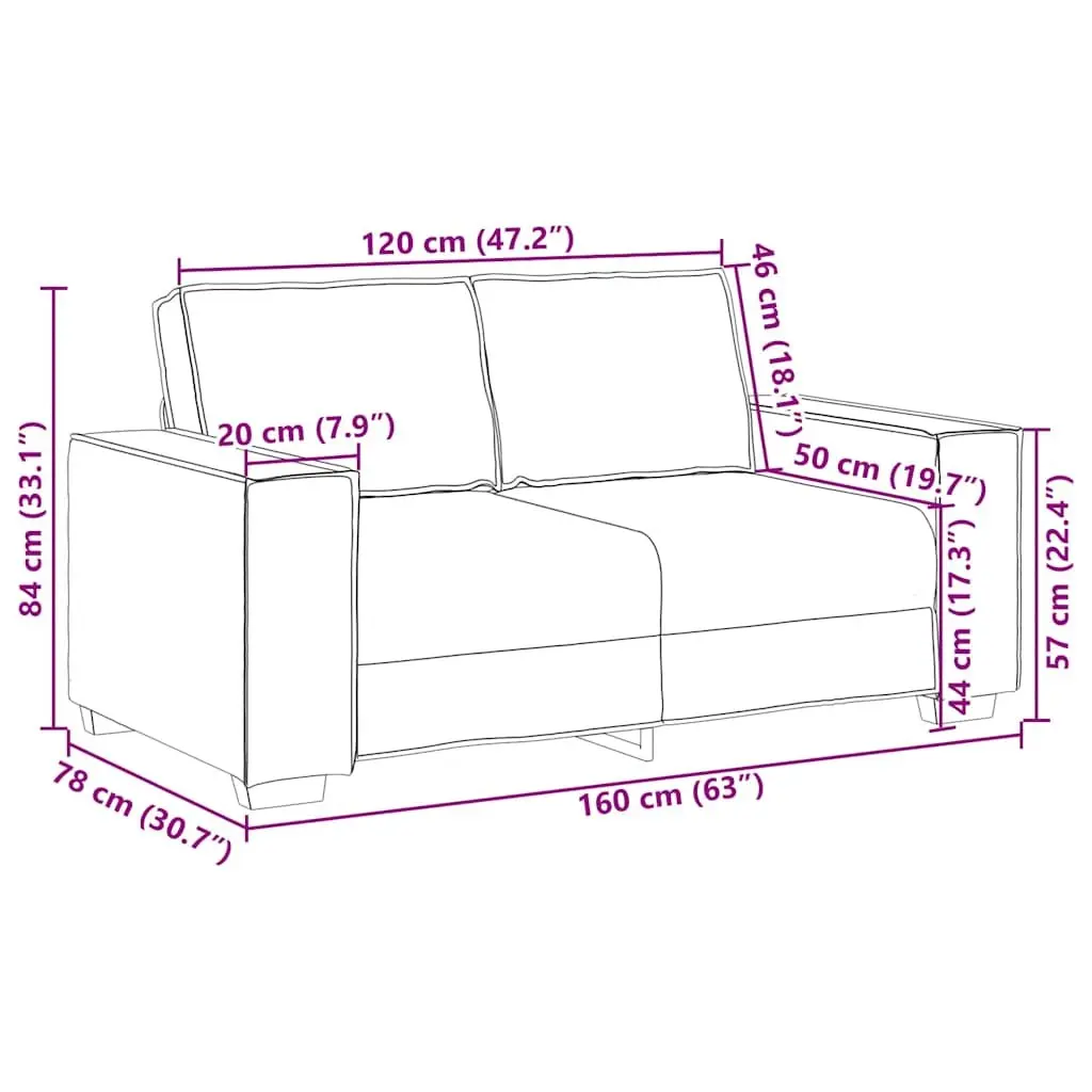 3 Piece Sofa Set Grey Velvet Living Room Furniture Lounge Seating