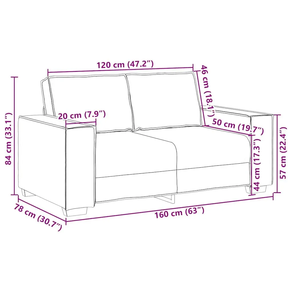 3 Piece Sofa Set Black Velvet Upholstered Lounge Suite Living Room Furniture